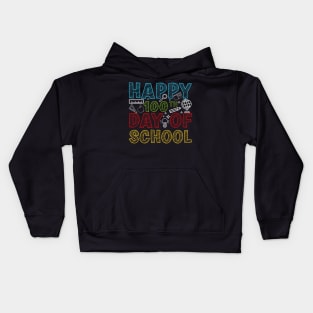 Happy 100th Day of School Teachers Kids 100 Days Smarter Kids Hoodie